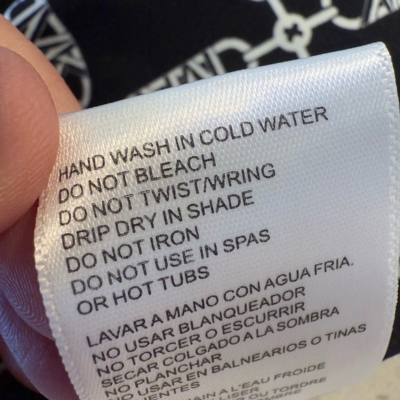 MICHAEL Michael Kors Women's String Triangle Bikini Top Size Medium - Picture 9 of 13